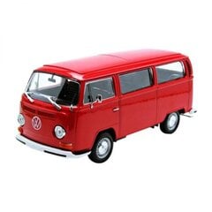 VW Bus T2 1972, красный, 1:34, Welly цена и информация | Коллекционные модели автомобилей | pigu.lt