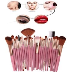 Комплект кистей для макияжа, 18 шт, Professional Make-Up Brush Set цена и информация | Кисти для макияжа, спонжи | pigu.lt