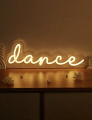 Неоновый декор для танцев "DANCE" цена и информация | Настенные светильники | pigu.lt