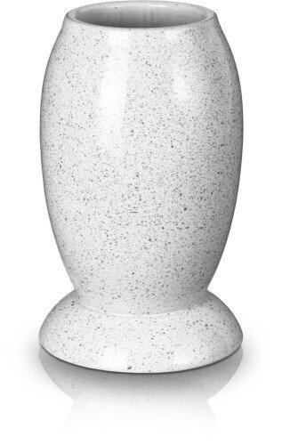 Keramikinė vaza kapinėms, 22 cm kaina ir informacija | Kapų žvakės | pigu.lt