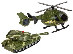 Žaislinis karinės technikoa rinkinys Lean Toys, 2 d. kaina ir informacija | Žaislai berniukams | pigu.lt