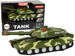 Karinis tankas Lean Toys, žalias kaina ir informacija | Žaislai berniukams | pigu.lt