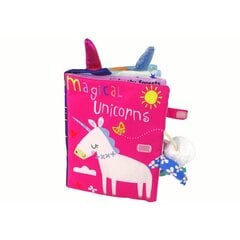 Minkšta edukacinė knygutė Vienaragis/Unicorn Lean Toys kaina ir informacija | Žaislai kūdikiams | pigu.lt