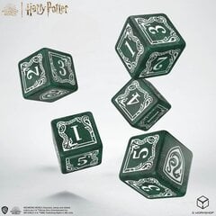 Kauliukų rinkinys Q-Workshop Harry Potter Slytherin, su maišeliu цена и информация | Настольные игры, головоломки | pigu.lt