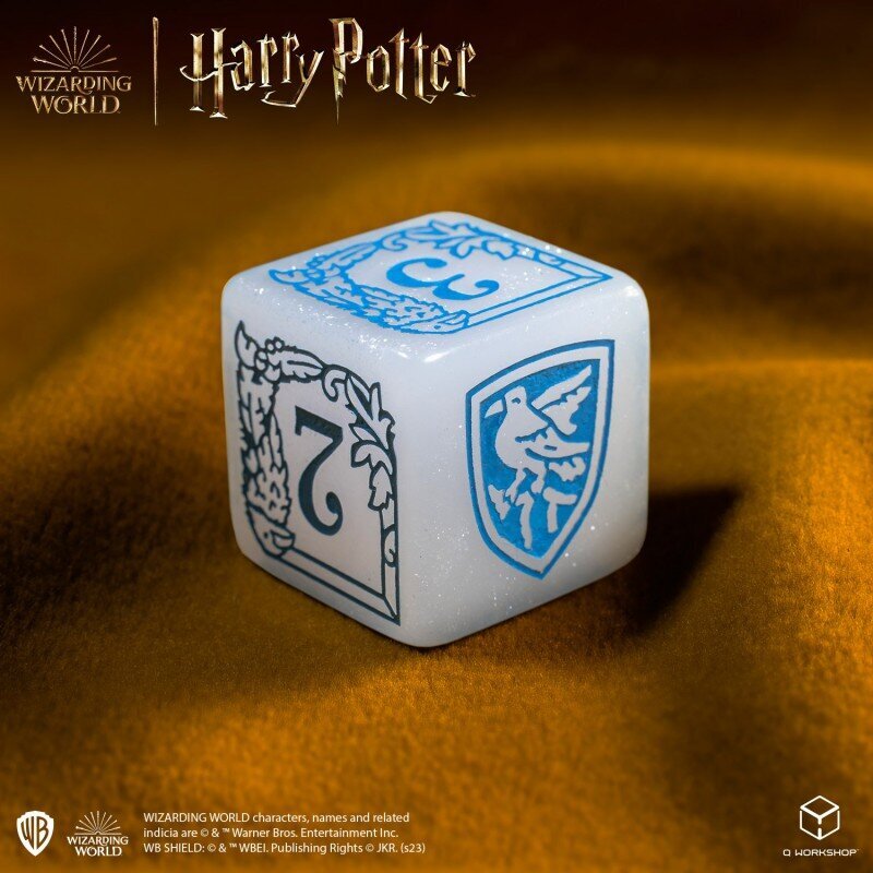 Kauliukų rinkinys Q-Workshop Harry Potter Ravenclaw, su maišeliu, baltas kaina ir informacija | Stalo žaidimai, galvosūkiai | pigu.lt