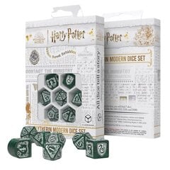 Kauliukų rinkinys Q-Workshop Harry Potter Slytherin, su maišeliu, žalias kaina ir informacija | Stalo žaidimai, galvosūkiai | pigu.lt