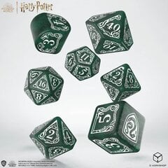 Kauliukų rinkinys Q-Workshop Harry Potter Slytherin, su maišeliu, žalias цена и информация | Настольные игры, головоломки | pigu.lt