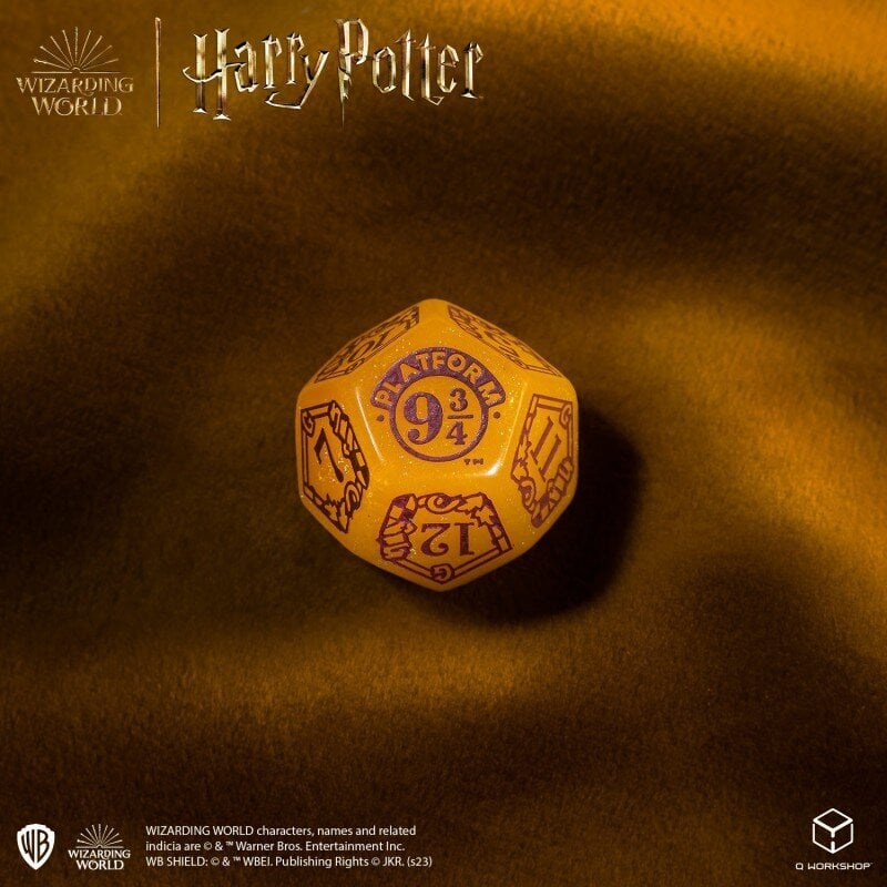 Kauliukų rinkinys Q-Workshop Harry Potter Gryffindor, su maišeliu, geltonas kaina ir informacija | Stalo žaidimai, galvosūkiai | pigu.lt