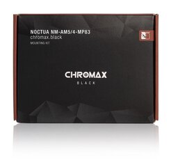 Noctua NM-AM5|4-MP83 chromax black Mounting Kit - AM5|AM4 цена и информация | Кулеры для процессоров | pigu.lt