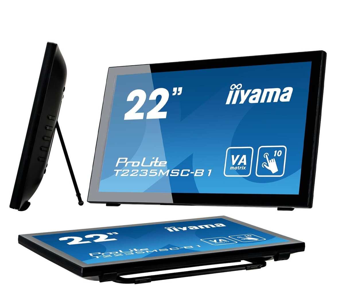IIYAMA - 21,5'' T2235MSC-B1 DOTYK HDMI/DVI/10P kaina ir informacija | Monitoriai | pigu.lt
