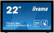 IIYAMA - 21,5'' T2235MSC-B1 DOTYK HDMI/DVI/10P kaina ir informacija | Monitoriai | pigu.lt