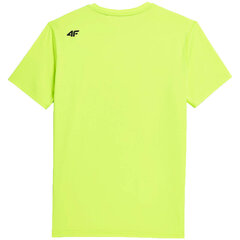 Koszulka męska 4F soczysta zieleń 4FSS23TFTSM259 45N 61034-283 цена и информация | Мужские футболки | pigu.lt