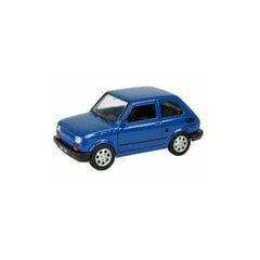 FIAT 126P,mėlyna, 1:34, Welly kaina ir informacija | Kolekciniai modeliukai | pigu.lt