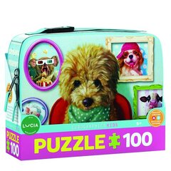 Pietų dėžutė dėlionė Juokingi gyvūnai, 100 d. kaina ir informacija | Dėlionės (puzzle) | pigu.lt