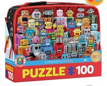 Pietų dėžutė dėlionė Robotai, 100 d. kaina ir informacija | Dėlionės (puzzle) | pigu.lt