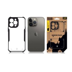 Tactical Quantum Stealth Cover for Apple iPhone 13 Pro Clear|Black цена и информация | Чехлы для телефонов | pigu.lt