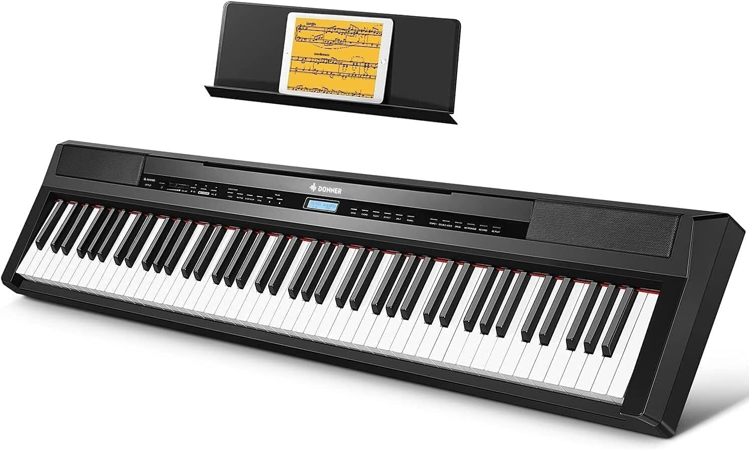 Elektrinis pianinas Donner DEP-20 Digital Piano 88 Key kaina ir informacija | Klavišiniai muzikos instrumentai | pigu.lt