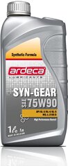 Масло Ardeca Syn-Gear 75W-90, 1 л цена и информация | Другие масла | pigu.lt