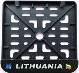 Motorolerio valstybinio numerio rėmelis Virbantė Lithuania 145 x 120 mm, 1 vnt. цена и информация | Принадлежности для мотоциклов | pigu.lt