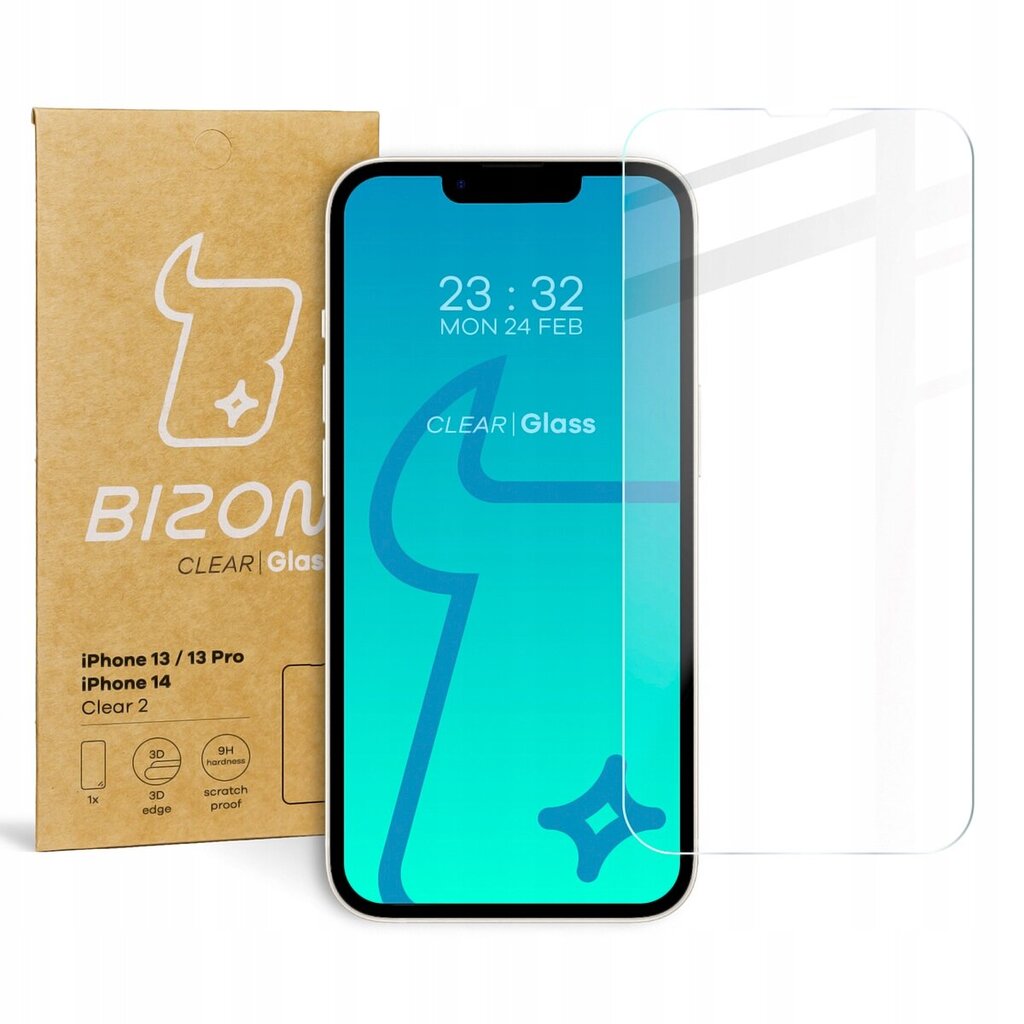 Bizon Glass Clear 2 kaina ir informacija | Apsauginės plėvelės telefonams | pigu.lt