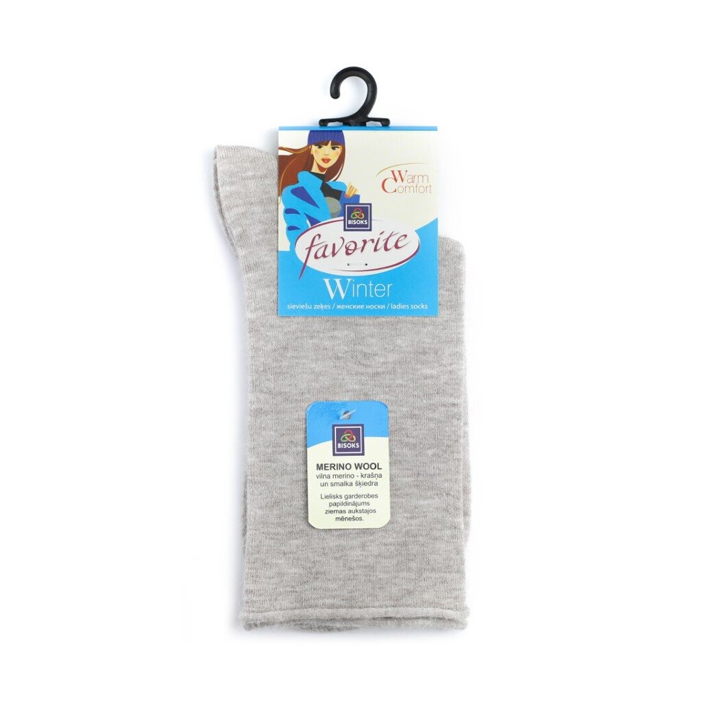 Kojinės moterims Favorite 22196, smėlio spalvos kaina ir informacija | Moteriškos kojinės | pigu.lt