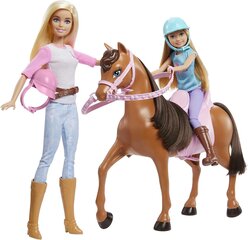 Lėlės rinkinys su žirgu Barbie Dolls and Horse, GXD65 kaina ir informacija | Žaislai mergaitėms | pigu.lt