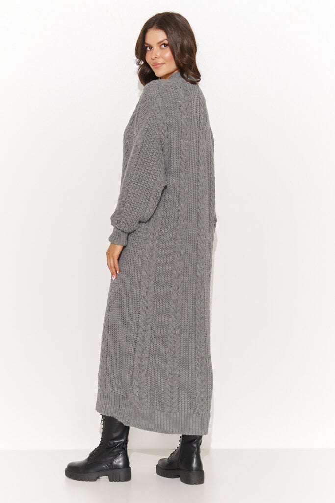 Kardiganas moterims Numinou, pilkas kaina ir informacija | Megztiniai moterims | pigu.lt