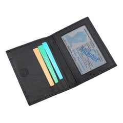Kortelių dėklas Genuine Leather VZCD-302-BL kaina ir informacija | Piniginės, kortelių dėklai moterims | pigu.lt