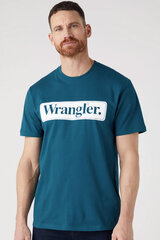 Футболкa WRANGLER 112341136-L, зеленая цена и информация | Мужские футболки | pigu.lt