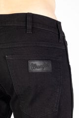 Джинсы WRANGLER 112341435-30/32, черные цена и информация | Мужские джинсы | pigu.lt