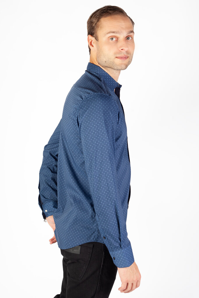 Marškiniai vyrams Infinity INF5038M3691, mėlyni kaina ir informacija | Vyriški marškiniai | pigu.lt