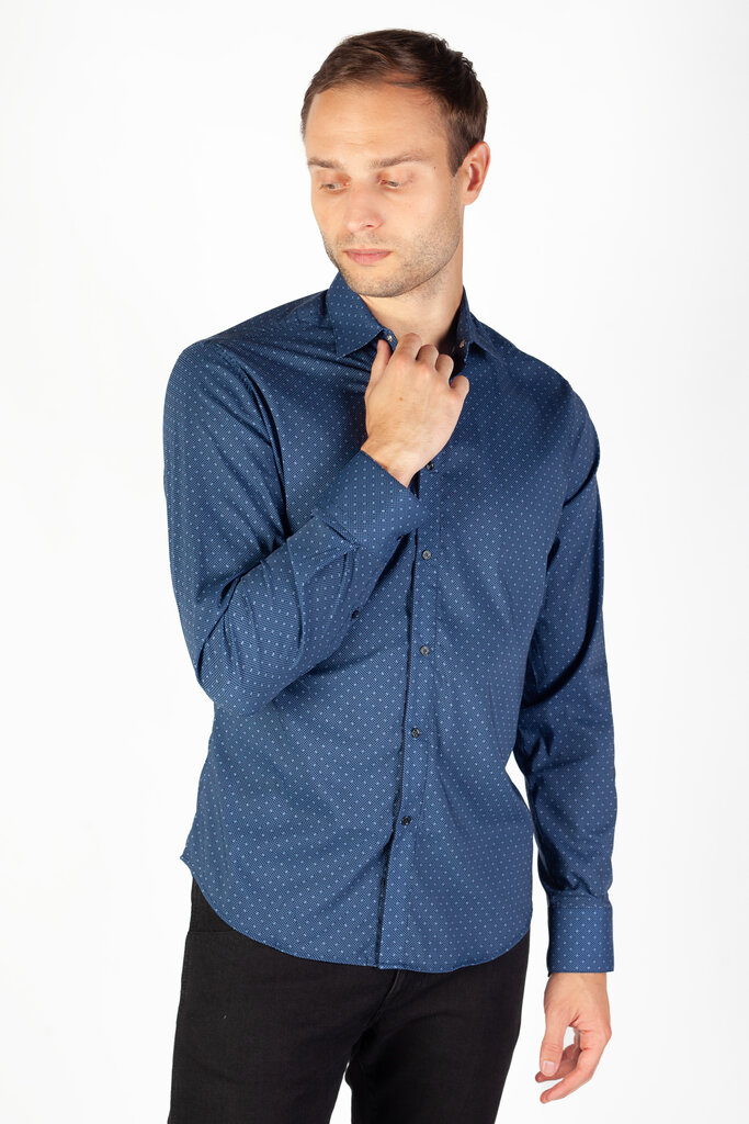 Marškiniai vyrams Infinity INF5038M3691, mėlyni kaina ir informacija | Vyriški marškiniai | pigu.lt