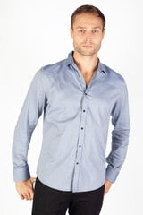 Рубашка INFINITY INF5043M3707-M, синяя цена и информация | Рубашка мужская | pigu.lt