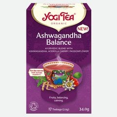 Prieskoninė vaisinė arbata Ashwagandha Balance Yogi Tea, 17 vnt. цена и информация | Чай | pigu.lt