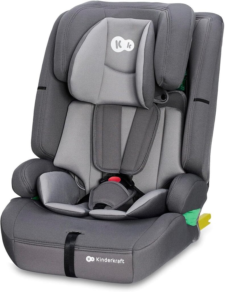 Automobilinė kėdutė KinderKraft Safety Fix 2 i-Size, 9-36 kg, grey kaina ir informacija | Autokėdutės | pigu.lt