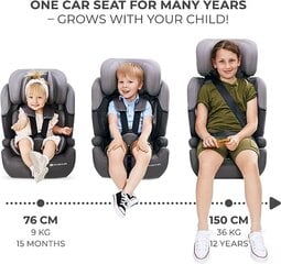 Автомобильное кресло KinderKraft Safety Fix 2 i-Size, 9-36 кг, grey цена и информация | Автокресла | pigu.lt
