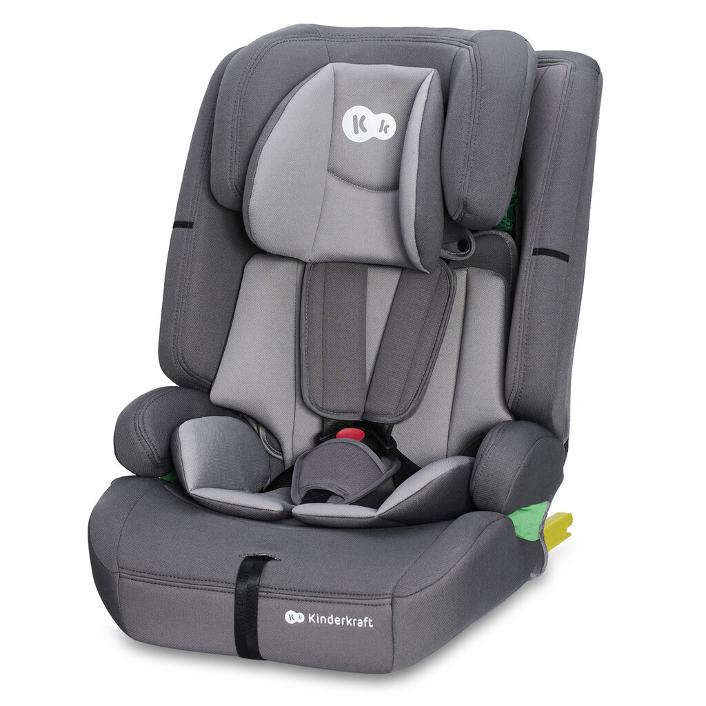 Automobilinė kėdutė KinderKraft Safety Fix 2 i-Size, 9-36 kg, grey kaina ir informacija | Autokėdutės | pigu.lt