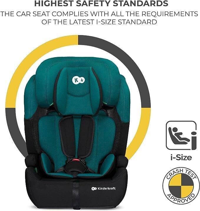 Kinderkraft automobilinė kėdutė Comfort Up i-Size, 9-36 kg, green kaina ir informacija | Autokėdutės | pigu.lt