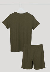 Pižama vyrams Utenos Trikotažas, žalia цена и информация | Мужские халаты, пижамы | pigu.lt