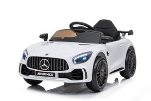 Vienvietis vaikiškas elektromobilis Mercedes GT R, baltas kaina ir informacija | Elektromobiliai vaikams | pigu.lt