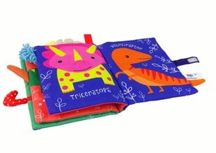 Minkšta edukacinė knygelė dinozaurai kaina ir informacija | Žaislai kūdikiams | pigu.lt