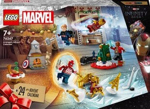 76267 LEGO® Marvel Адвент-календарь Мстителей цена и информация | Конструкторы и кубики | pigu.lt