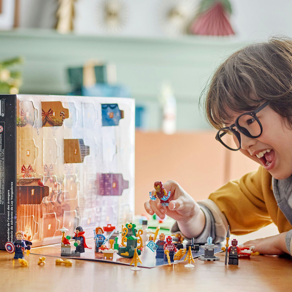76267 LEGO® Marvel Keršytojų advento kalendorius kaina ir informacija | Konstruktoriai ir kaladėlės | pigu.lt