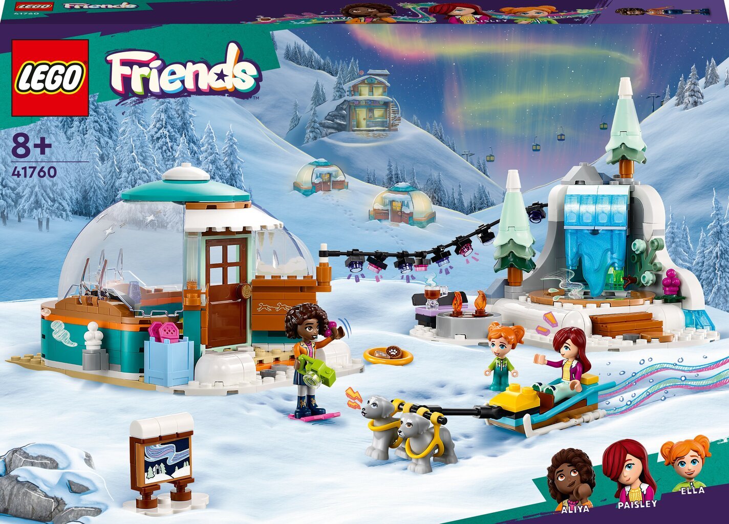 41760 LEGO® Friends Приключения в отпуске в Иглу цена | pigu.lt