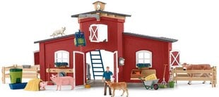 SCHLEICH FARM WORLD игровой набор Красный амбар с животными цена и информация | Игрушки для мальчиков | pigu.lt