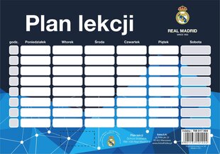 Mokyklos tvarkaraštis Astra Real Madrid цена и информация | Канцелярские товары | pigu.lt