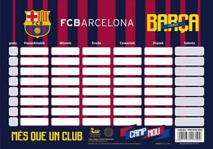 Tvarkaraštis FC Barcelona kaina ir informacija | Kanceliarinės prekės | pigu.lt