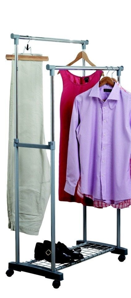Zeller drabužių kabykla, 43 cm kaina ir informacija | Pakabos, maišai drabužiams | pigu.lt