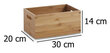 Sandėliavimo konteineris Zeller, 20x30x14 cm kaina ir informacija | Sandėliavimo lentynos | pigu.lt