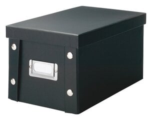 Коробочка квадратная чёрная цена и информация | Тумба с ящиками Versa | pigu.lt